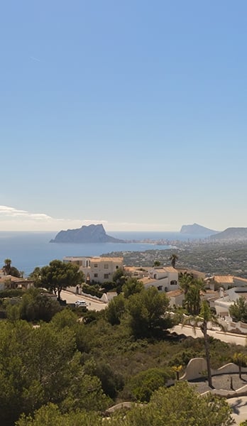 Plot for sale with views to the Torre Vigia Moraira