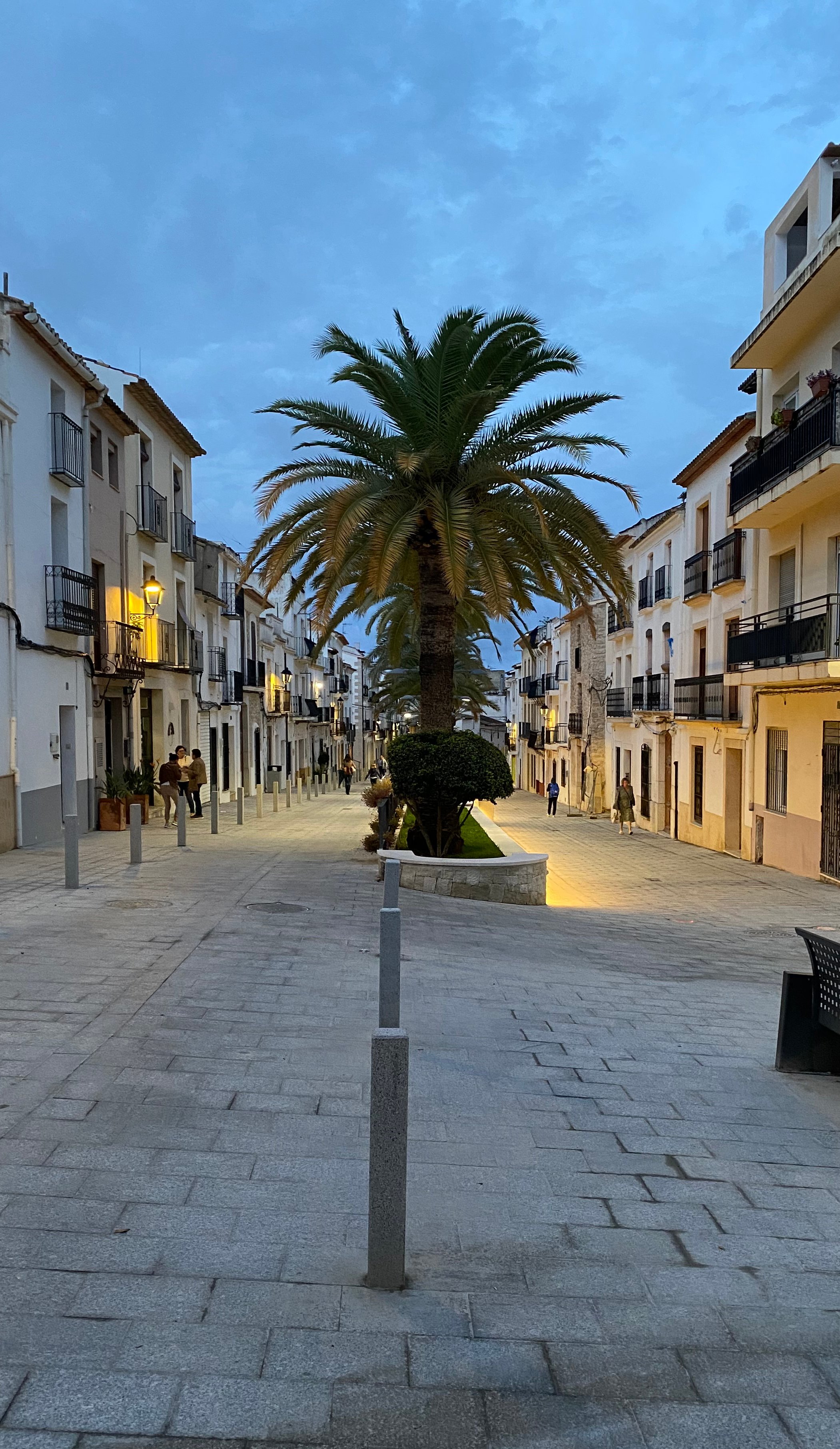 Street in Benissa town centre
