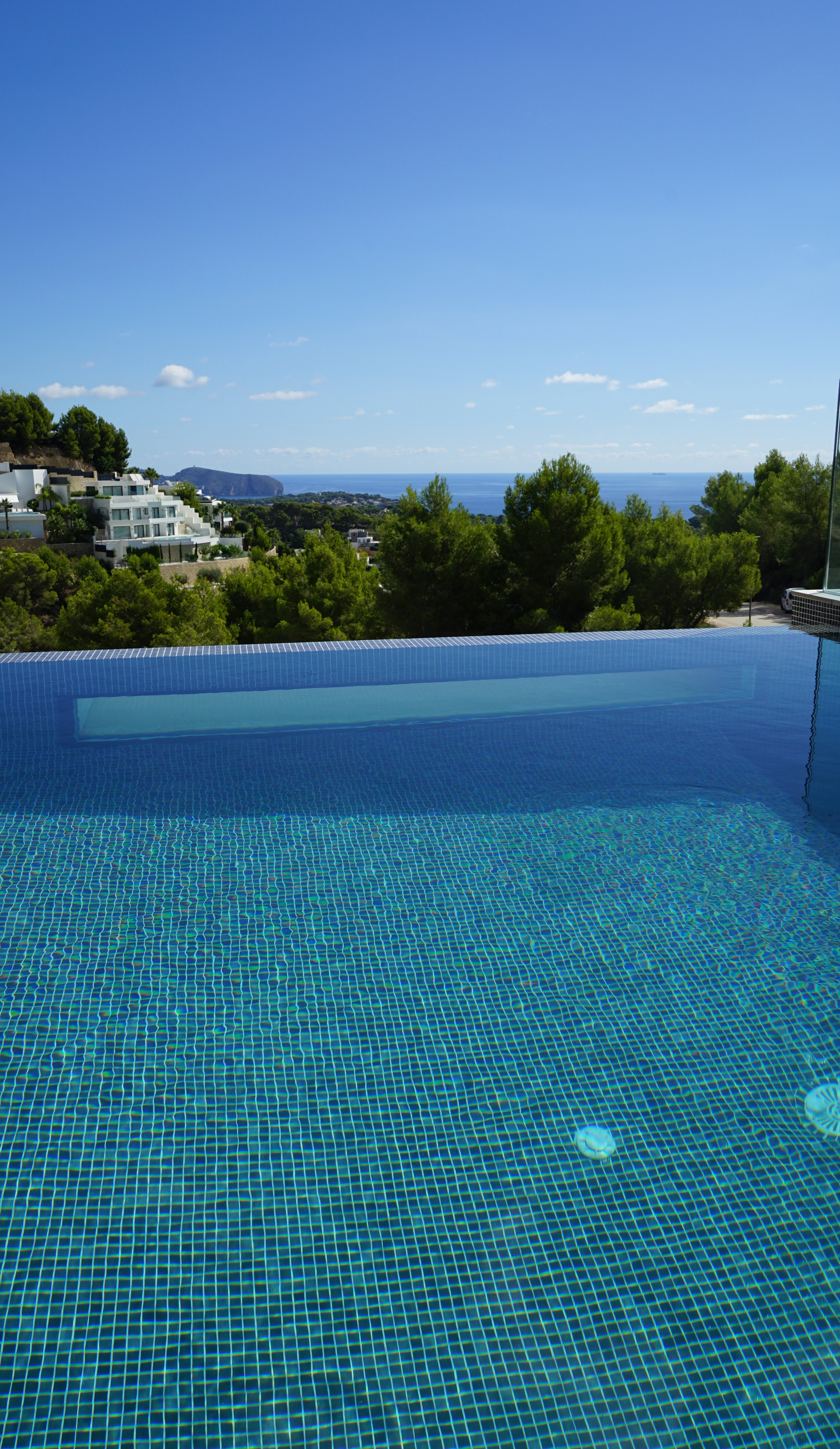 Finished villa pool at Racó de Galeno