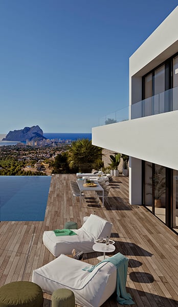 Villas de lujo con vistas al mar