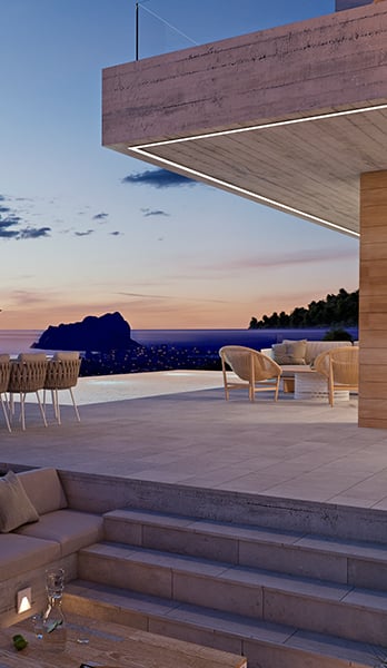 Atardeceres únicos villa lujo Raco Galeno