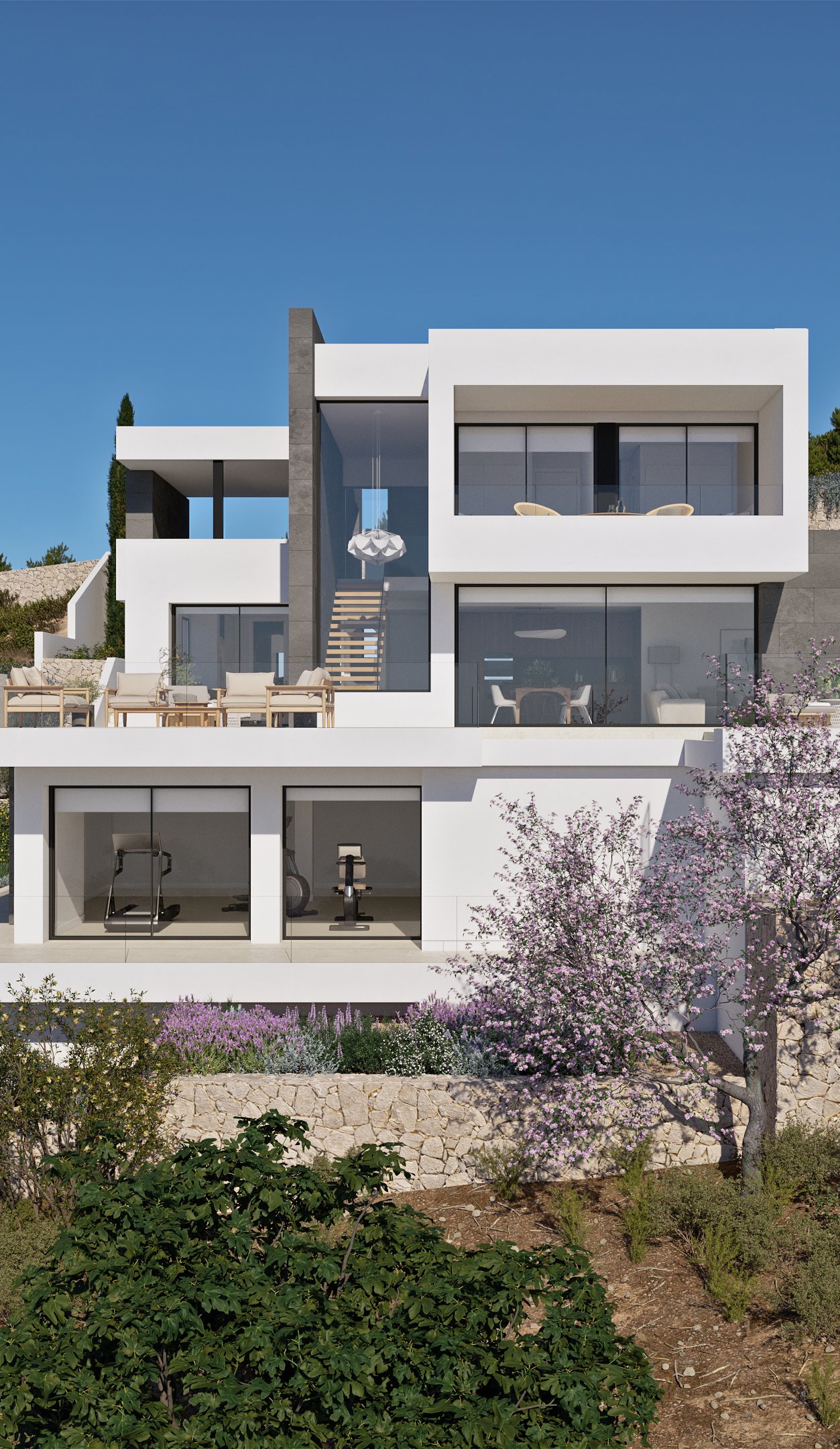 Front view of Villa Essence