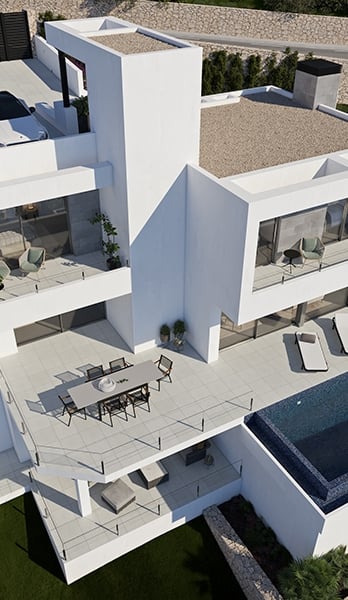 Terraces to enjoy the Mediterranean climate