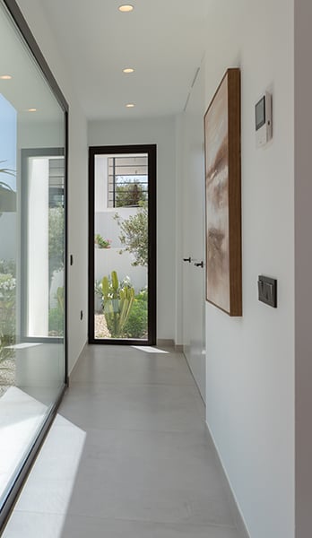 Hallway to upper floor bedrooms