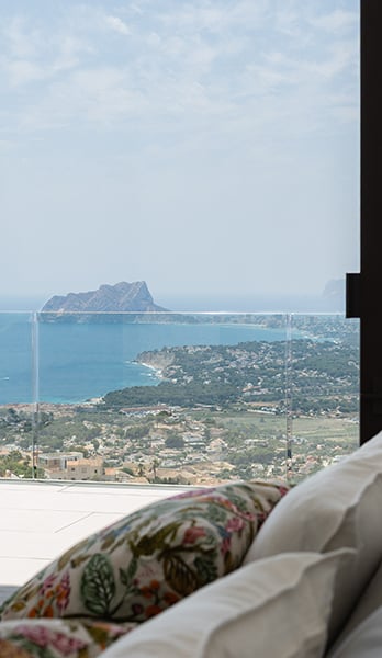 Sea views from master bedroom