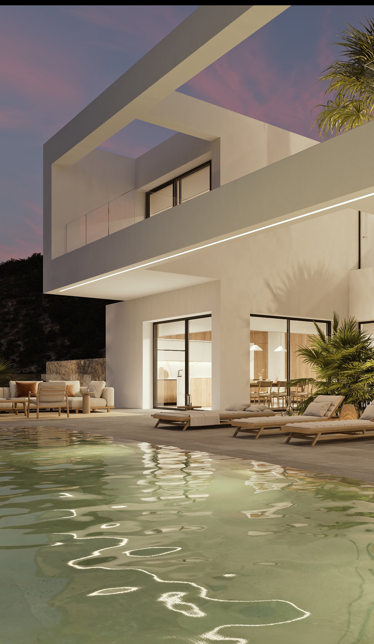 Elegance and serenity from the very first reflection