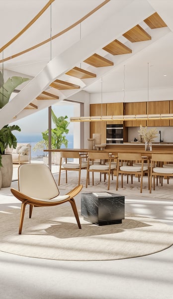 Elegant and timeless designed kitchen.