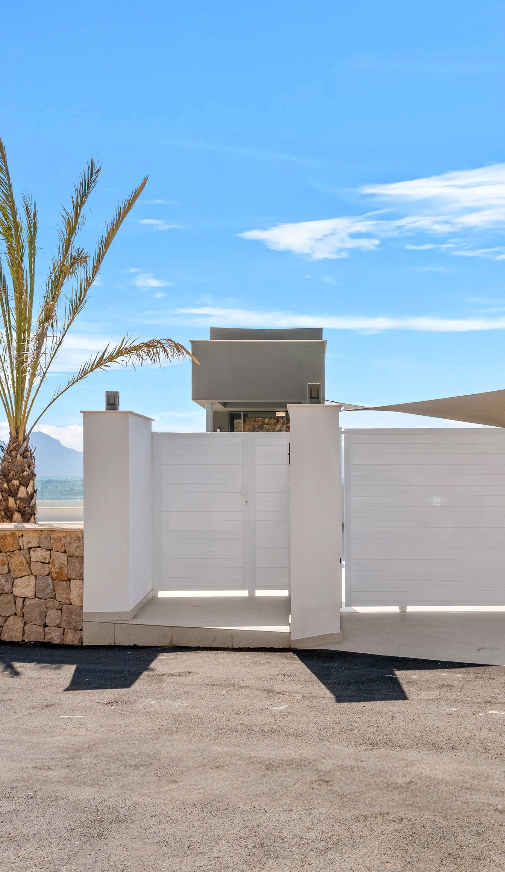 Design of the main entrance