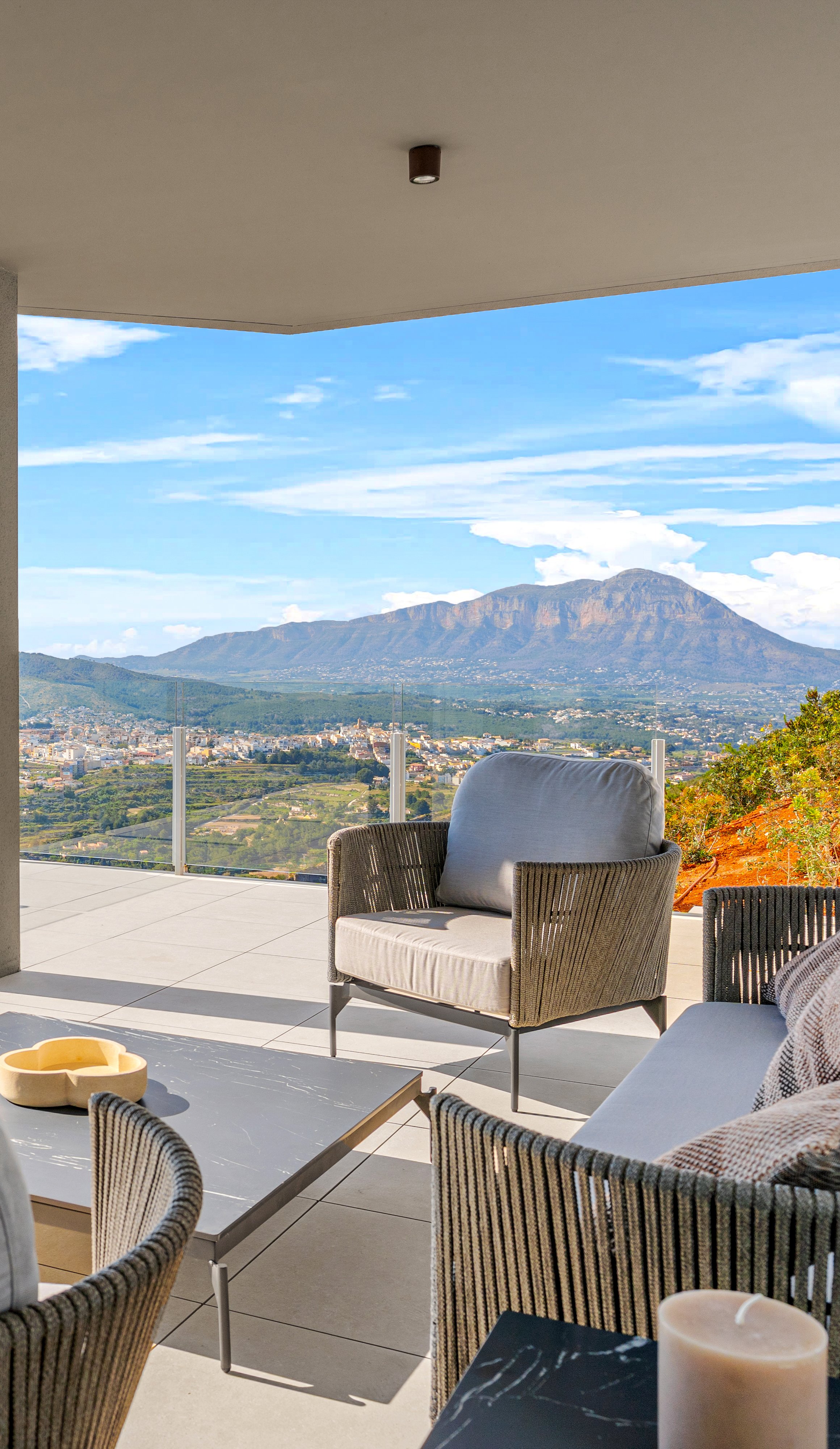 Terrace furniture for outdoor living