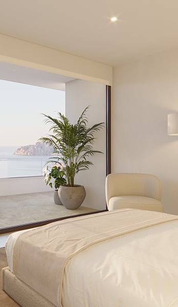 Un refugio íntimo donde despertar mirando al Mediterráneo
