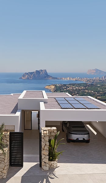 Una villa que interpreta el paisaje a través de la arquitectura