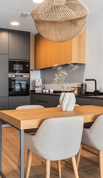 Fully equipped kitchens