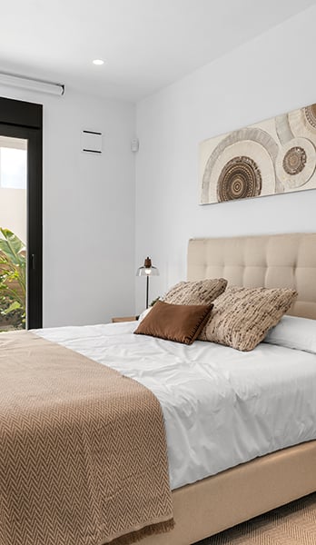 Bedrooms with unique details