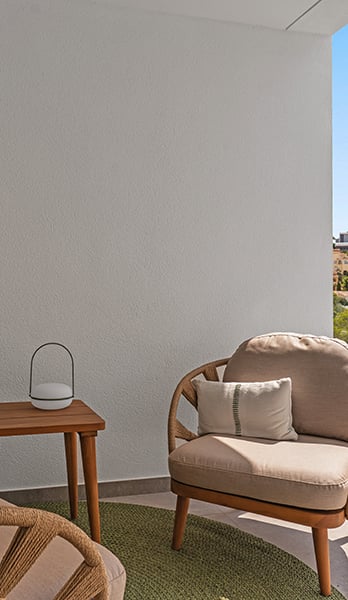 Spacious terraces to enjoy the outdoors