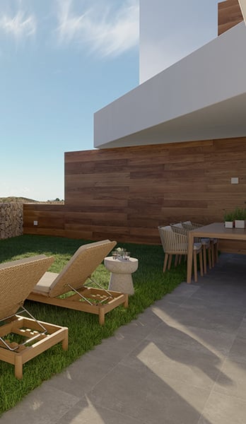 Terrace of apartment PG059, Building 11 Pinazo