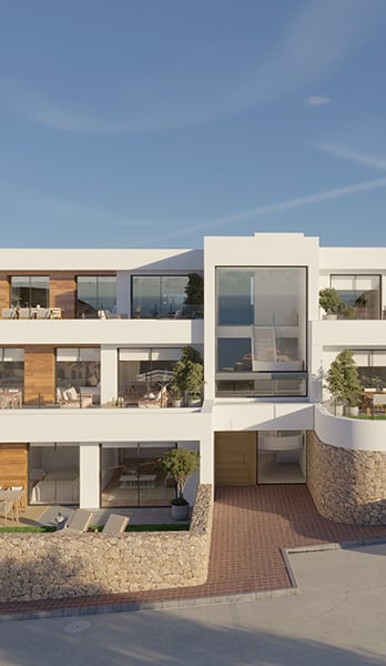 Distributionvisant à maximiser l'intimité entre chaques appartements