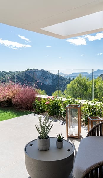 Spacious terraces to enjoy the outdoors