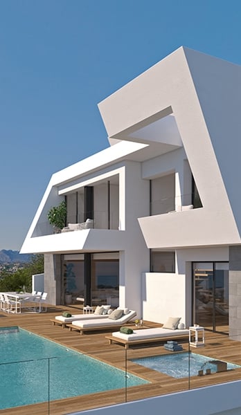 Side view Villa Amanecer