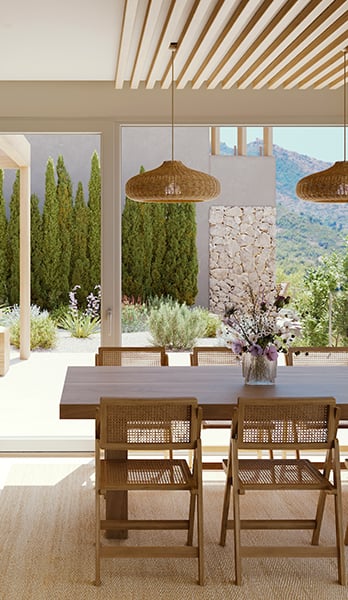 Design in harmony with the surroundings, open and bright