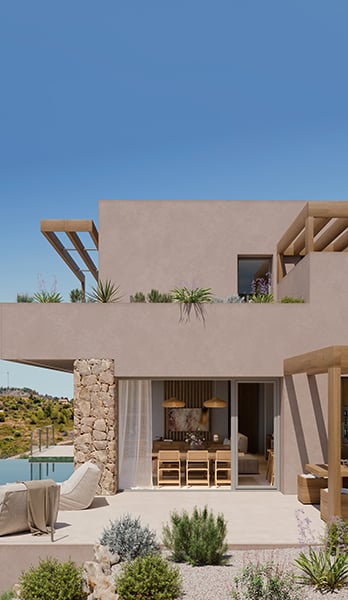 Natural materials, functional design, Mediterranean comfort