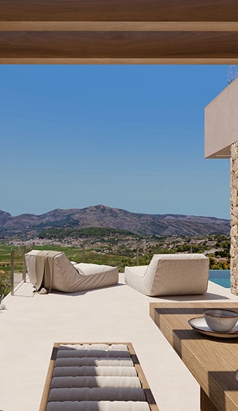 Open-plan spaces connected to enjoy the whole house