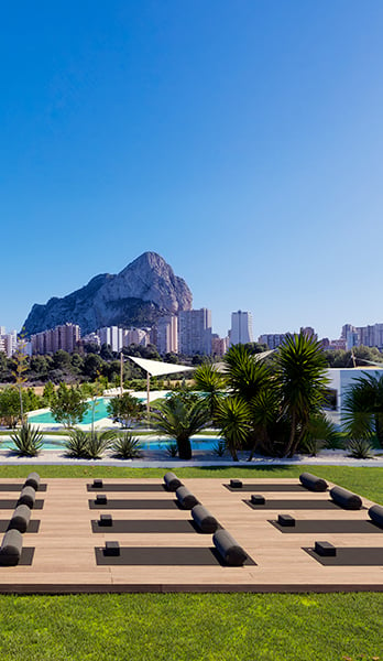 Deck yoga and pilates common areas Allure Calpe