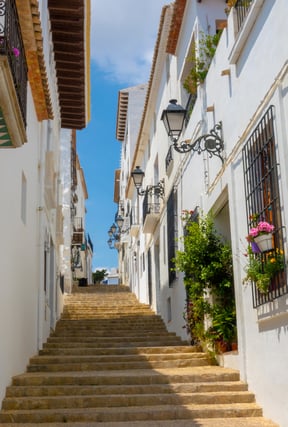 Altea is located in the region of Alicante, Spain. Halfway between Benidorm and Calpe.