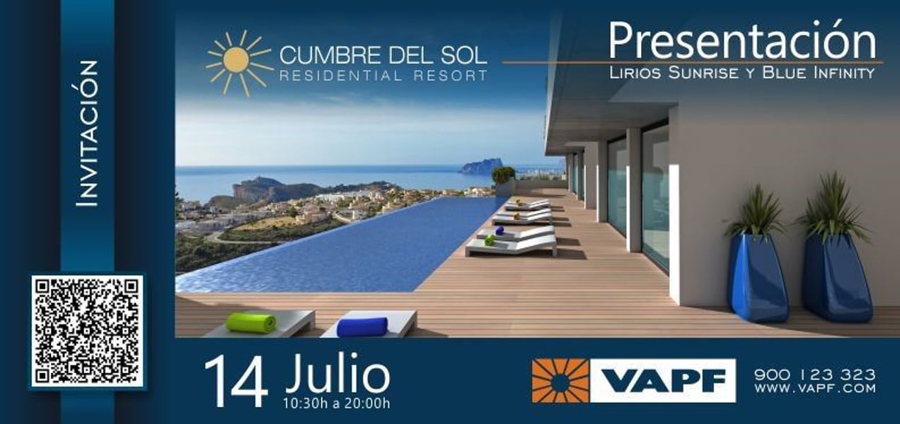 Grupo VAPF presents Blue Infinity and Lirios Sunrise to real estate professionals next 14 July