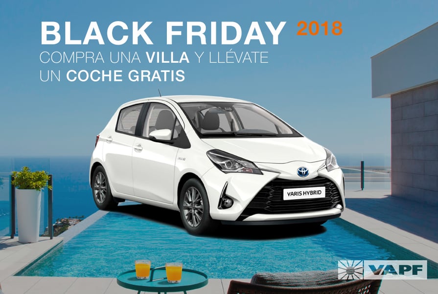 Take advantage of our Black Friday! Buy a villa on the Costa Blanca and get a free car