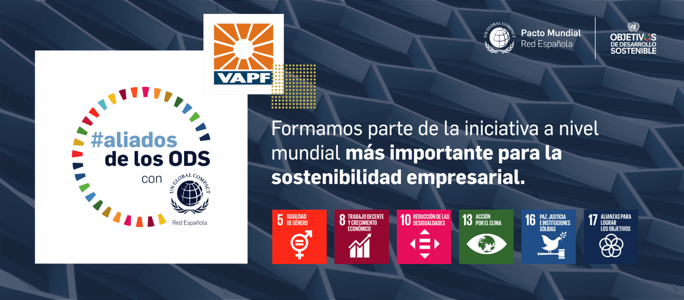 VAPF Group joins the #aliadosdelosODS campaign promoted by the Spanish Global Compact Network Grupo