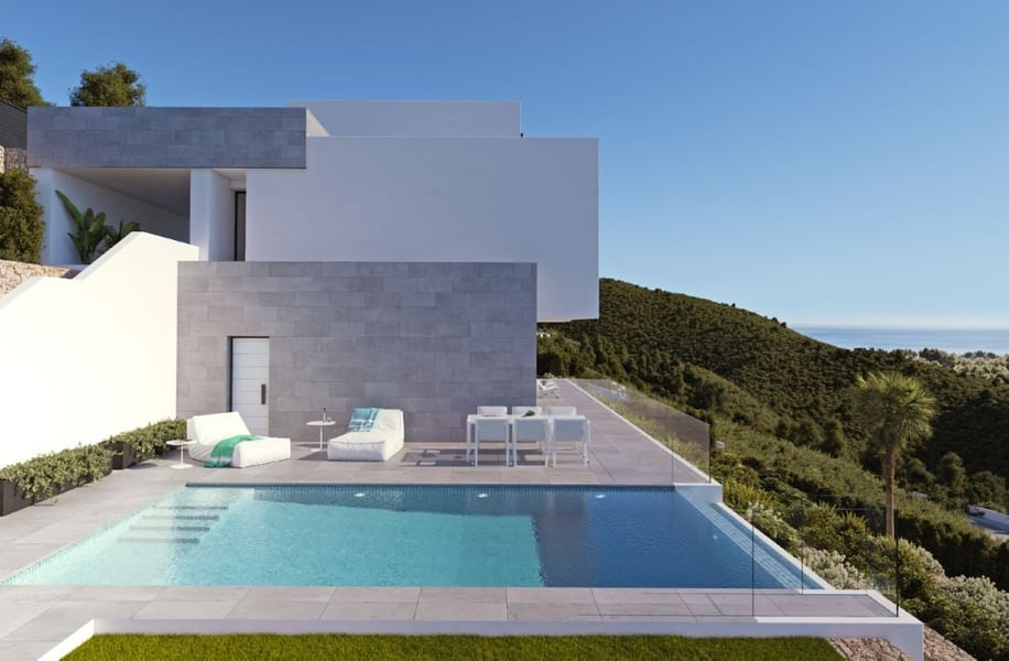 Azure Altea Homes 2: a balcony onto the Mediterranean