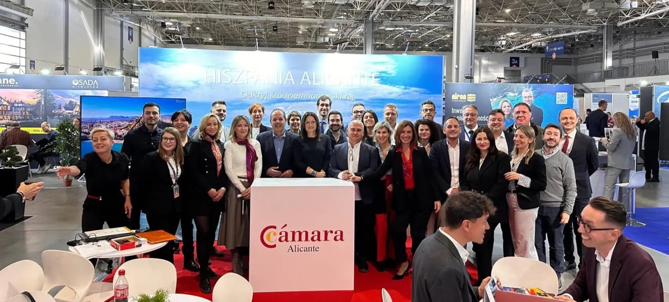 Cámara Alicante apuesta por el turismo residencial en la Costa Blanca en la Feria Inmobiliaria de Poznan, Polonia