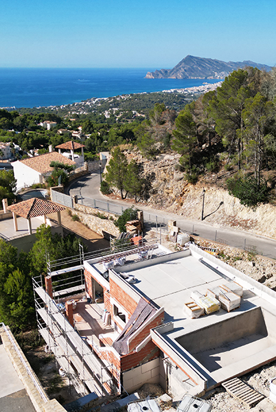 Villa Azure 7: Design in luftiger Höhe, Meerblick und Pool auf dem Solarium