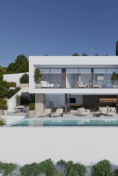 Villa Alba: vivir sin barreras entre la casa y el Mediterráneo