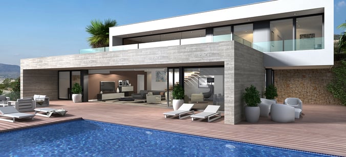 Architecture that rises above the Mediterranean