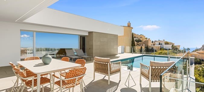 Villa Nara, villa with private swimming pool under construction in Cumbre del Sol